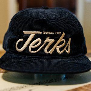 Benny Gold - Works for Jerks Black - Corduroy Snapback Hat